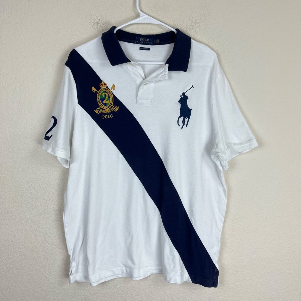 Polo Ralph Lauren 2 Crest Big Pony Polo Size Large